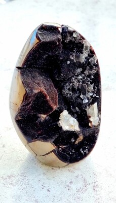 Serpentine Geode Crystal Druzy Cave Egg Brown Large Genuine Stone Specimen 