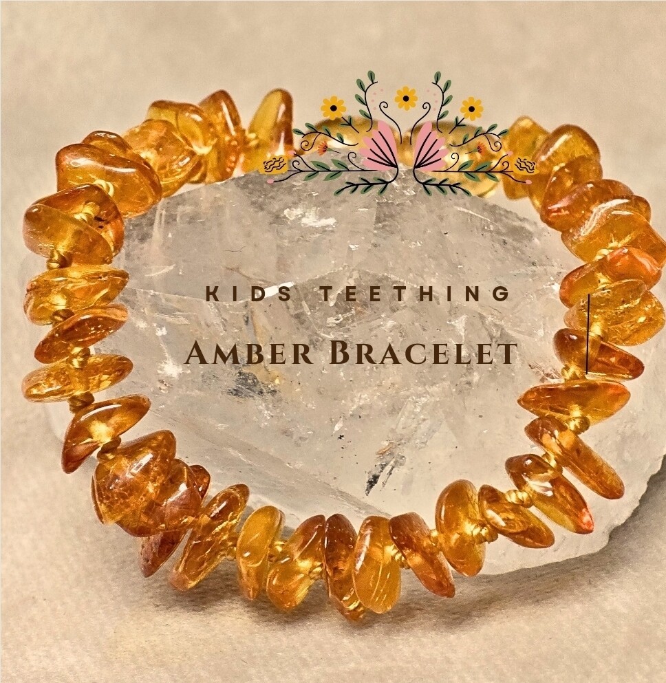 Amber Teething Bracelet Genuine Certified Baltic Polished Amber