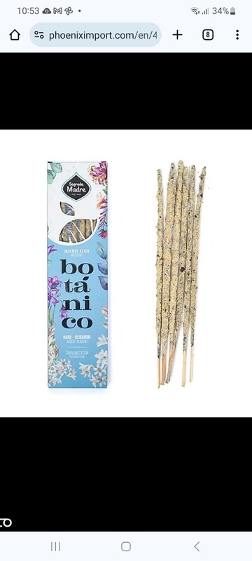 Sagrada Madre Botanical incense Muskroot &amp; Olibanum