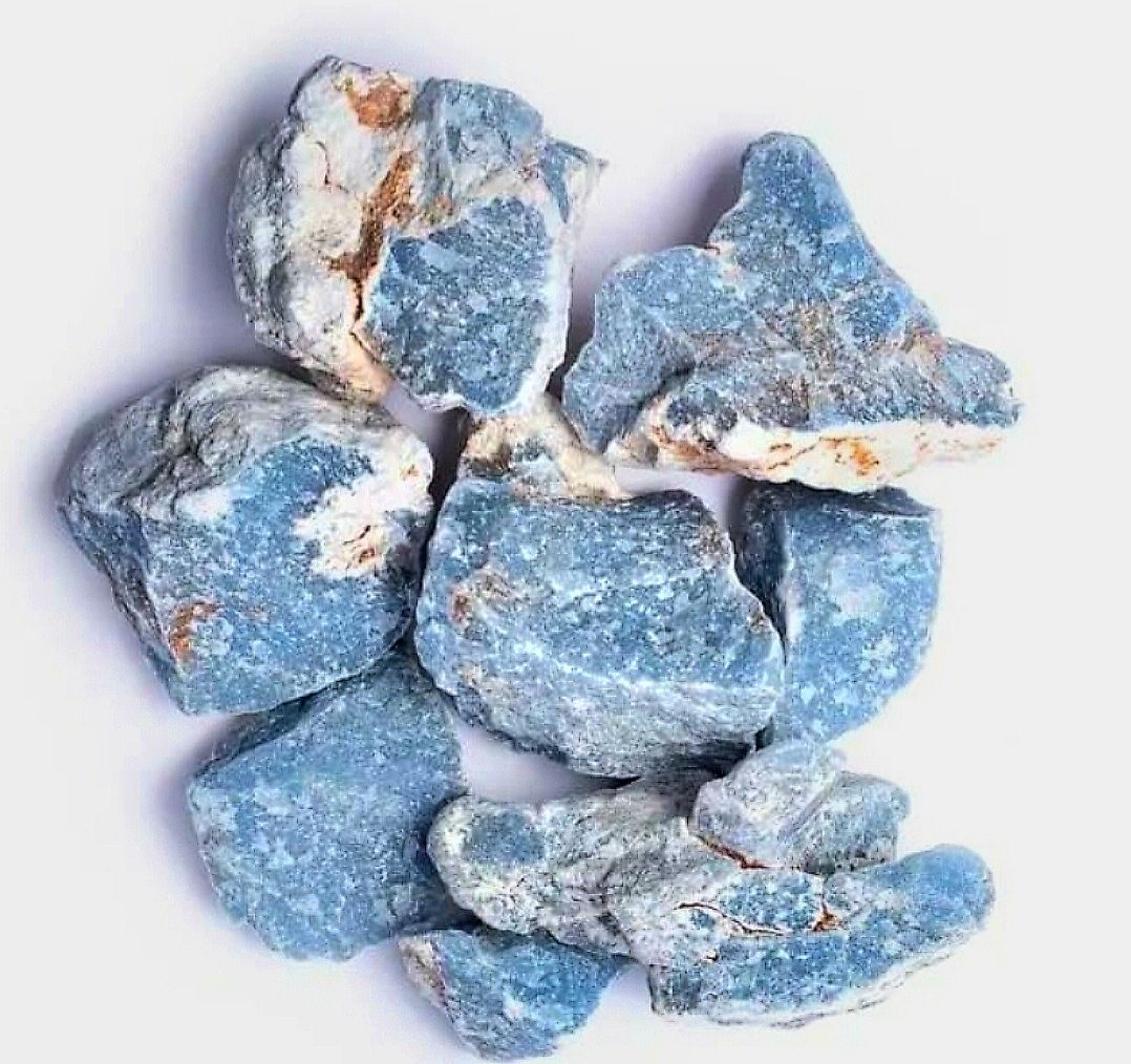 Rough Angelite Natural Stone Crystal 