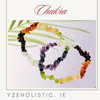 Chakra chip bracelet Elastic 