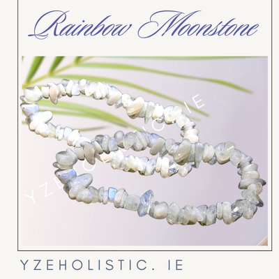 Moonstone Chip bracelet Rainbow 