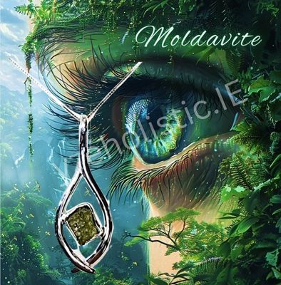 Moldavite Crystal Necklace Healing Pendant Talisman