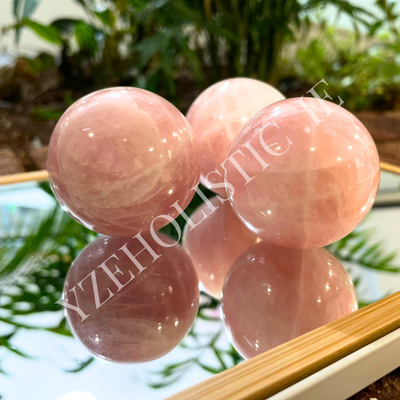 Rose Quartz Clear Sphere Large 90mm