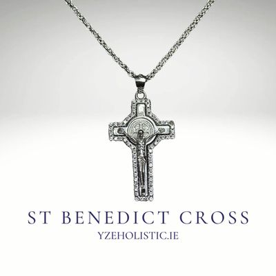 Saint Benedict Cross Pendant Necklace
