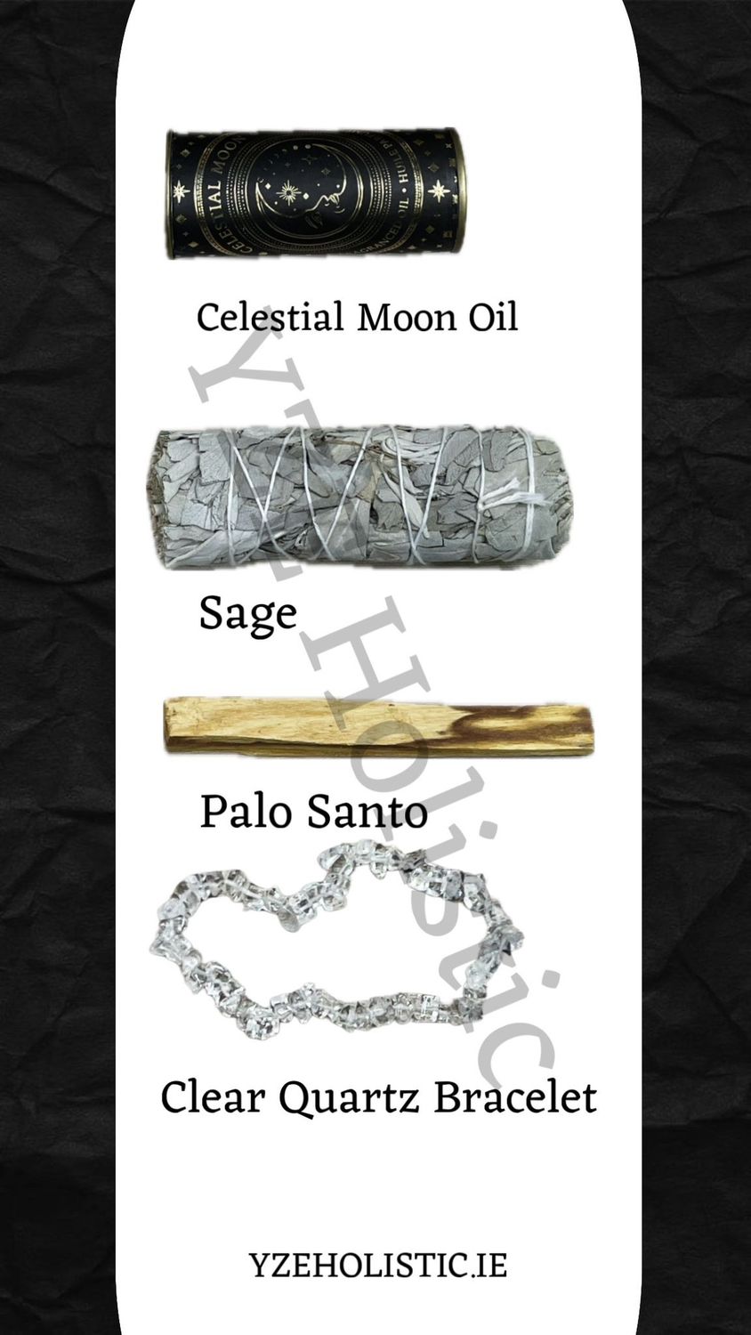 SMUDGING GIFT SET &quot;CELESTIAL MOON&quot; - SELF ESTEEM &amp; CLEANSING GIFT BOX 