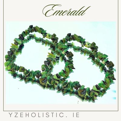 Emerald Crystal Chip bracelet