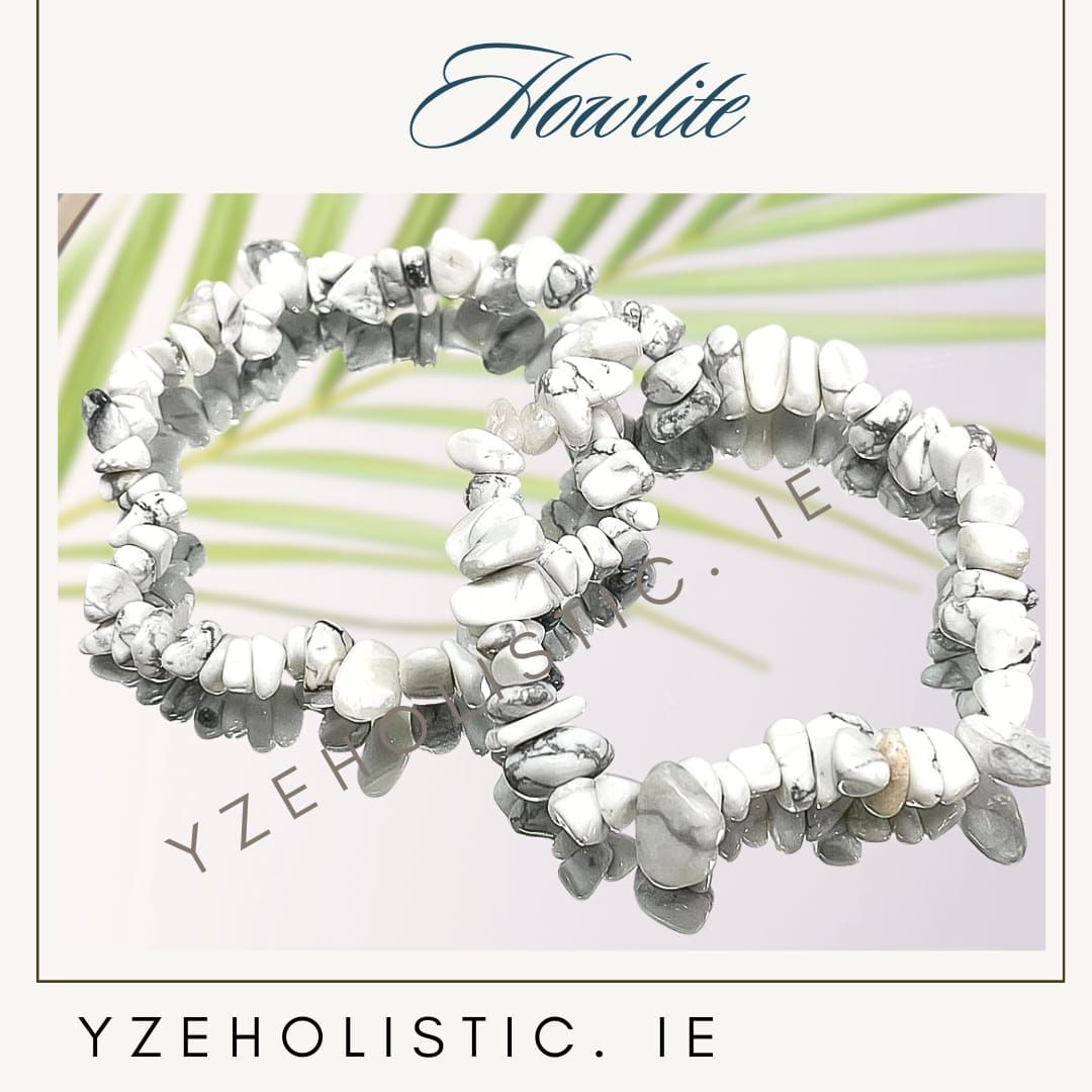 Howlite Stone Chip bracelet