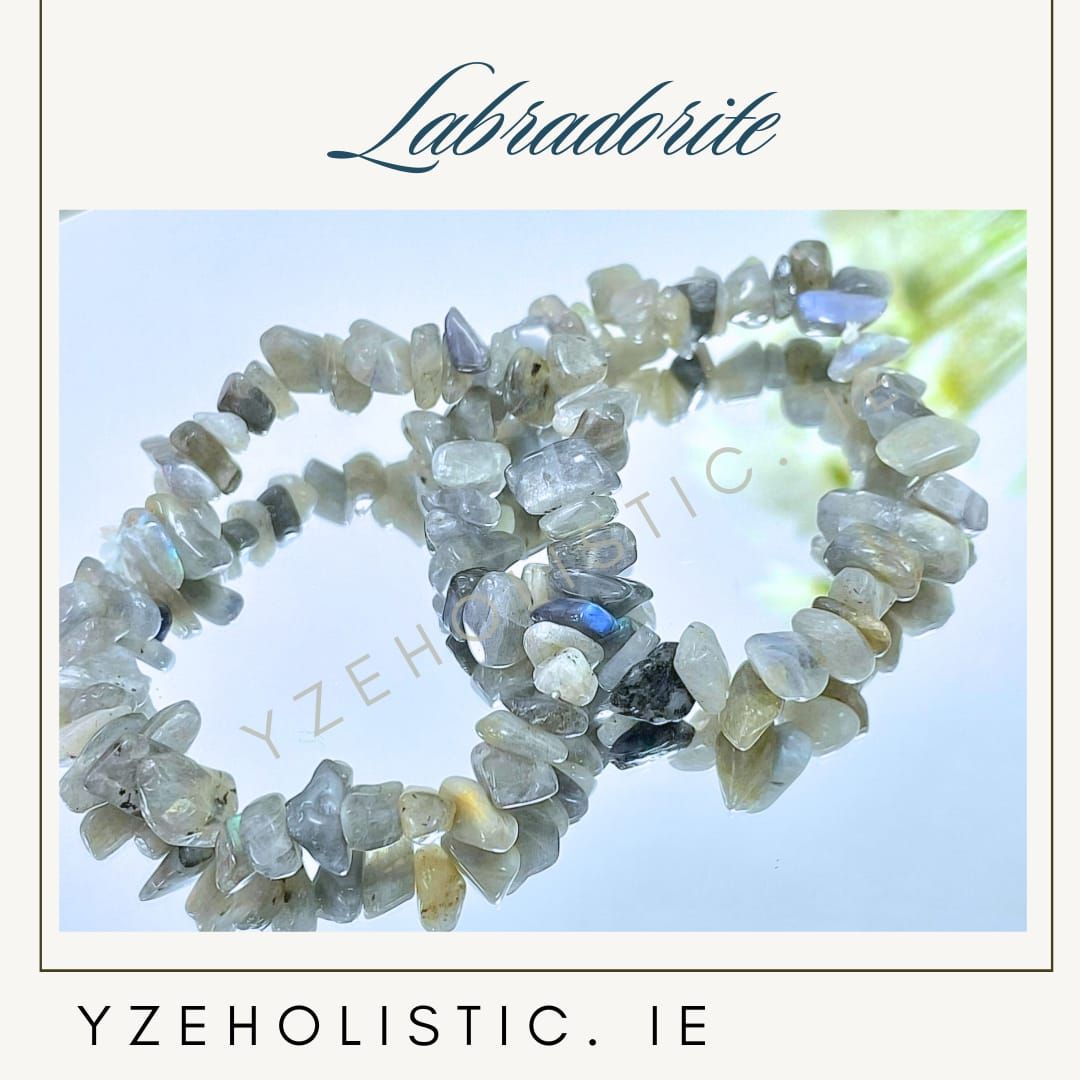 Labradorite Stone Chip bracelet
