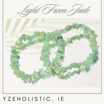 Light Green Jade Chip bracelet
