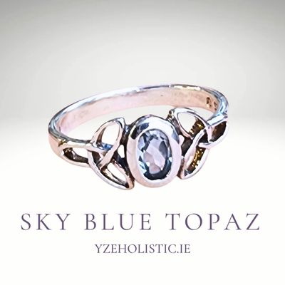 Sky Blue Topaz 925 Sterling Silver Ring