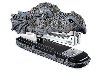 Dragon Stapler Figurine ~ Dragon Stapler Dragon Head Stapler Kids Novelty Stapler Funny Carving Resin Faucet 