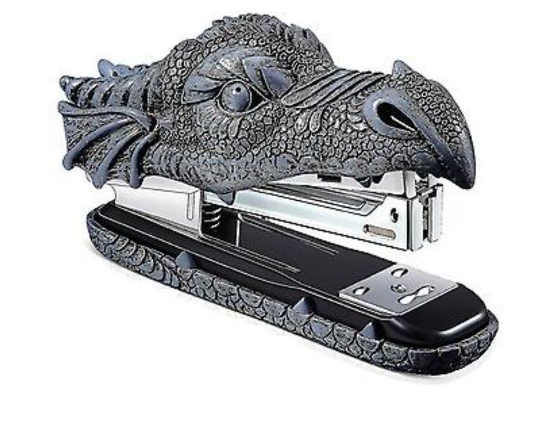 Dragon Stapler Figurine ~ Dragon Stapler Dragon Head Stapler Kids Novelty Stapler Funny Carving Resin Faucet 