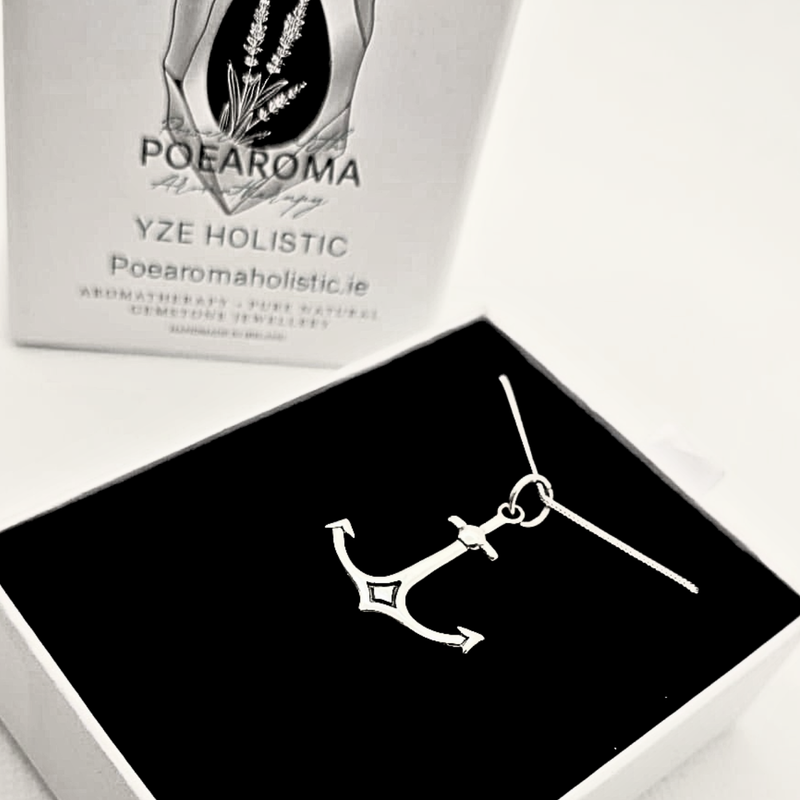Anchor 925 Sterling Silver Pendant Necklace