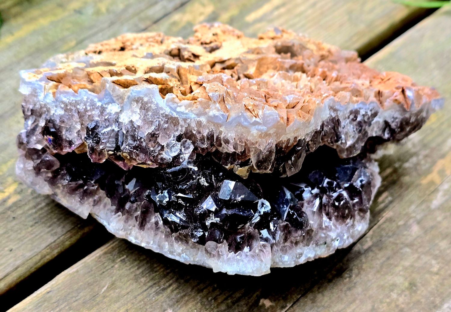 Smoky Quartz Druzy Crystal Rough - Emotional Balance