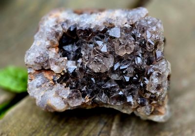 Rough Smoky Quartz Druzy Crystal - Emotional Balance. Alleviates suicidal tendencies.