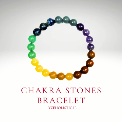 Chakra Stones Bracelet Elastic 8mm