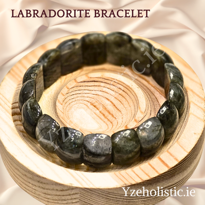 Labradorite Natural Stone Bracelet ±12mm