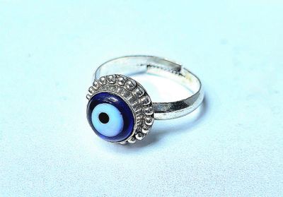 Evil Eye Silver Ring 