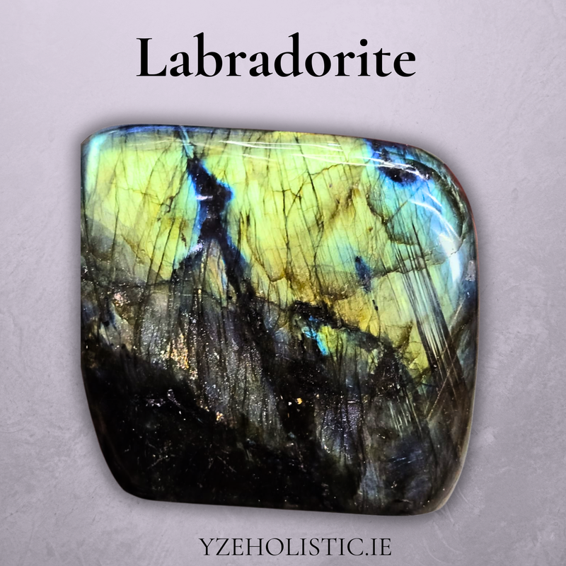 Labradorite Crystal Carving Rainbow Natural Stone