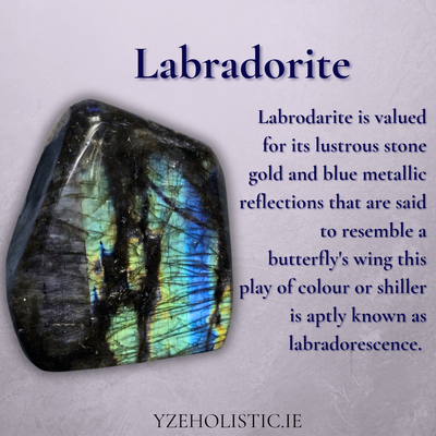 Labradorite Crystal Carving Rainbow Natural Stone