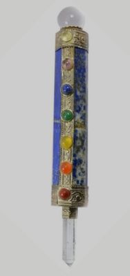 Lapis Lazuli Crystal Healing Wand Chakra Energy Generator 