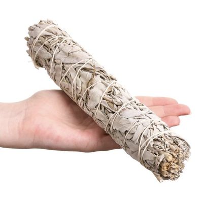 CALIFORNIAN WHITE SAGE SMUDGE STICK 9"-10" ORGANIC GIFT