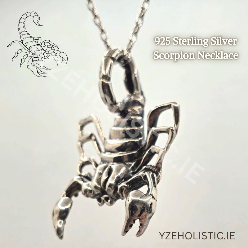 Retro Dynamic Scorpio 925 Sterling Silver Pendant Necklace