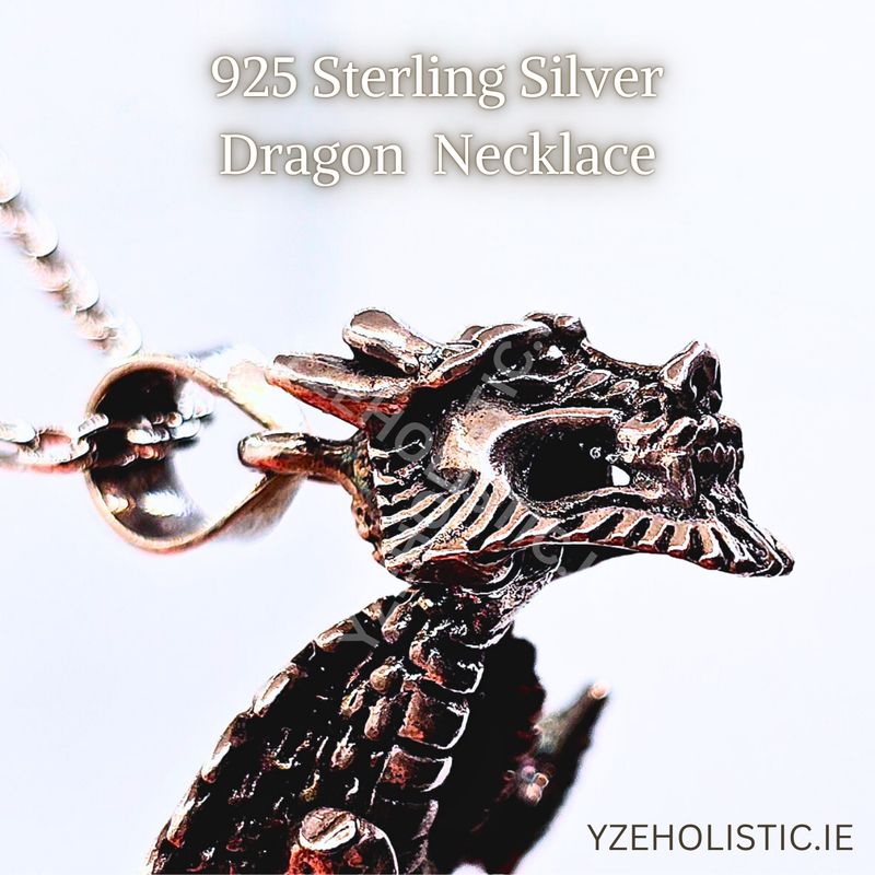 Dragon 925 Sterling Silver Pendant Necklace