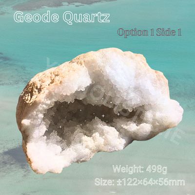 Geode Clusters Snow quartz Clear Quartz Geode Large