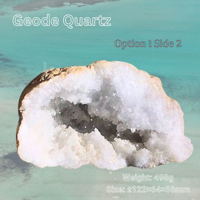 Geode Clusters Snow quartz Clear Quartz Geode Large