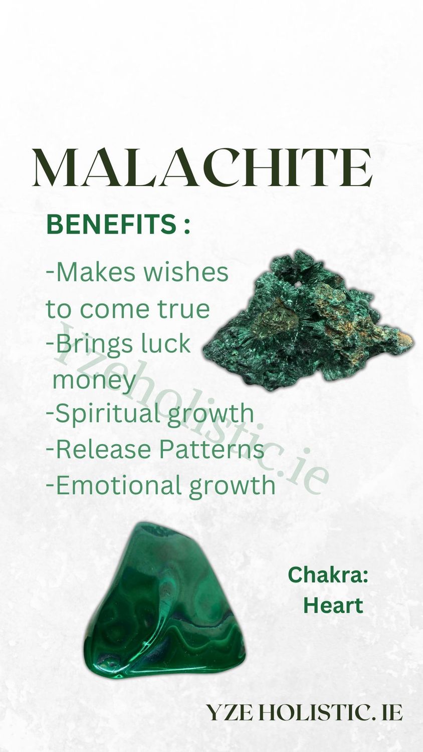 Malachite Natural Stone Rough Crystal Genuine Specimen 
