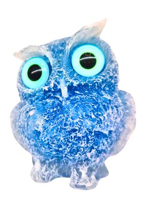 Resin Crystal Chip Owl
