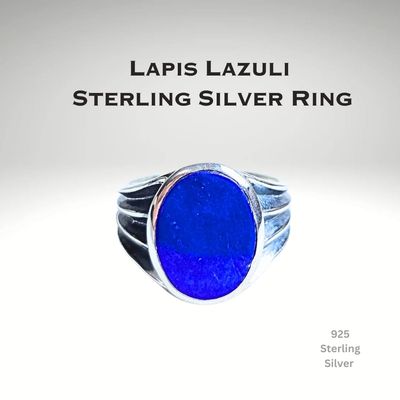 Lapis Lazuli Natural Stone Heart-shaped Crystal Pendant Necklace