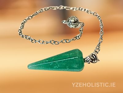 Green Jade Natural Stone Pendulum 