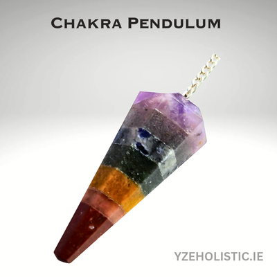 Chakra Pendulum Natural Stone Carving Crystal Dowsing 