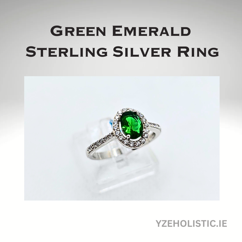 Emerald 925 Sterling Silver Ring