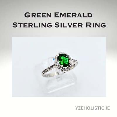 Emerald 925 Sterling Silver Ring