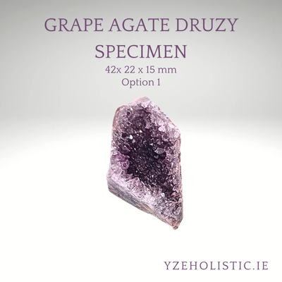Grape Agate Druzy Specimen