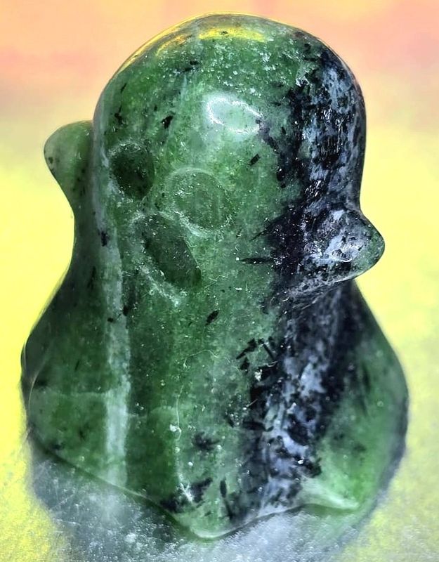 Ghost Stone Carvings Crystal Cartoon Character Figurine 