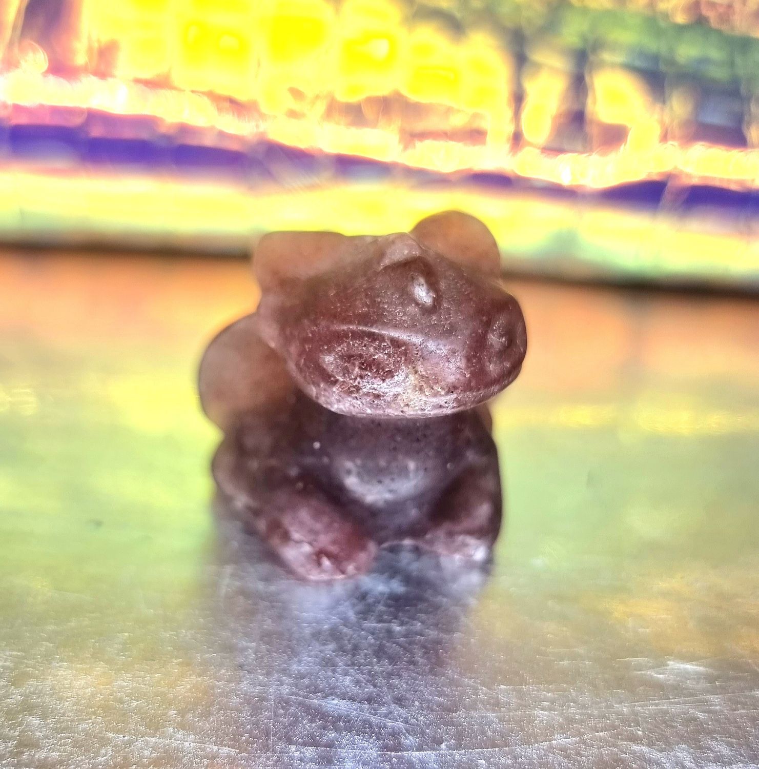Toothless &quot;How to Train Your Dragon&quot; Stone Carvings Animal Crystal Carving Figurine , Stone Type: Strawberry Quartz