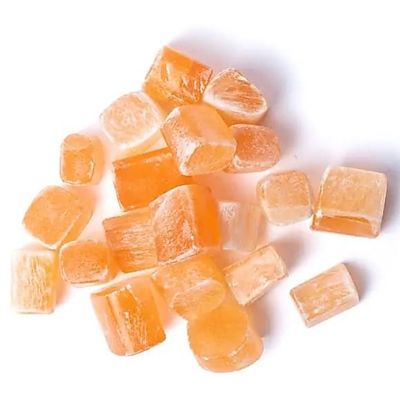 Selenite Crystal Cubes Orange 
