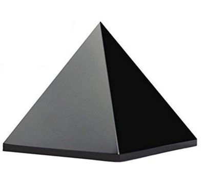 Black Obsidian Crystal Orgone Pyramid All level protection