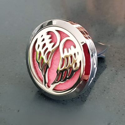 Car Air Fresheners Air Diffuser Car Angel Aromatherapy Essential Oil Diffuser, Stainless Steel Car Smell Air Freshener Car Diffuser Clip