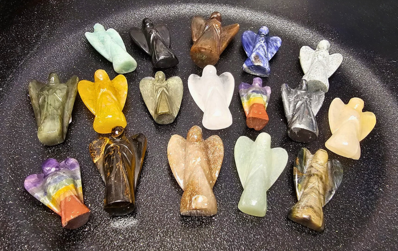 Angel Crystal Carving Natural Stone