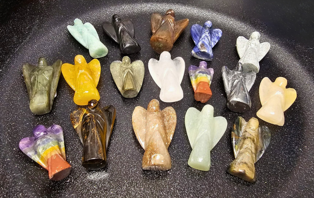 Angel Crystal Carving Natural Stone