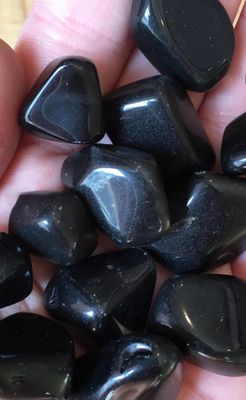 Black Moonstone Tumbled Crystal 