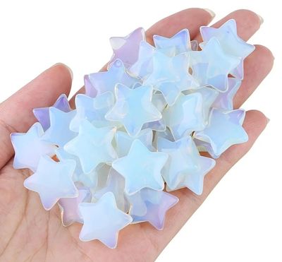 Crystal Star Gemstones  Healing Crystals Natural Green Stones Reiki Protection Polished Stones Meditation Energy Balancing Crystal 