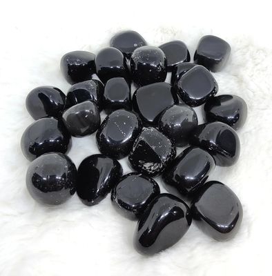 Black Obsidian tumbled stone