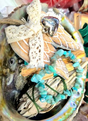 Amazonite Chip Bracelet Natural Stone Elastic ±7mm